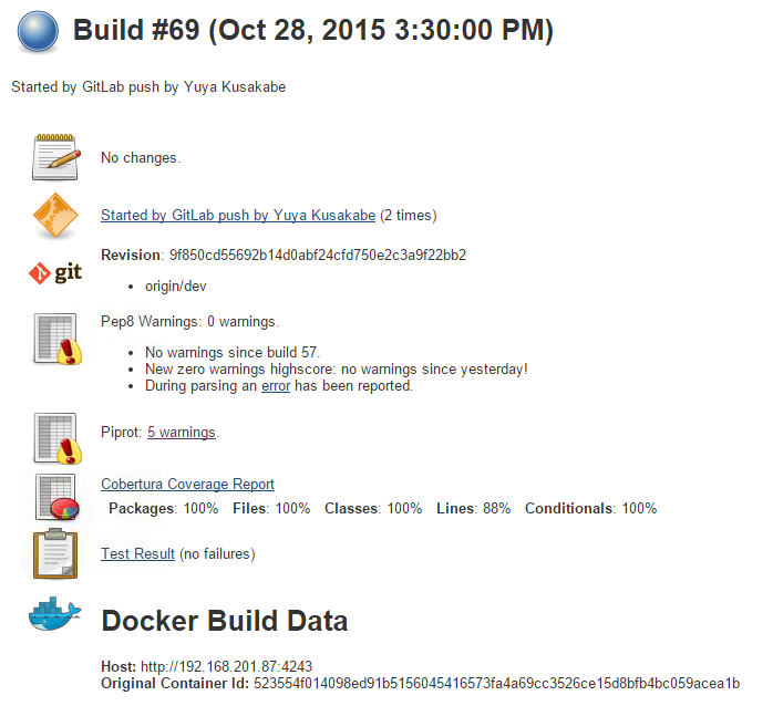 build-result-warnings